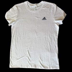 Adidas Golf White 100% Cotton Tee Size L